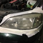 Faros restaurados opel astra 2